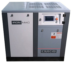 Винтовой компрессор IRONMAC IC 50/10 C VSD IP23
